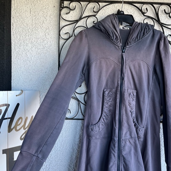 Prairie Underground Clocck Charcoal Hooded Utility Jacket - Picture 5 of 11